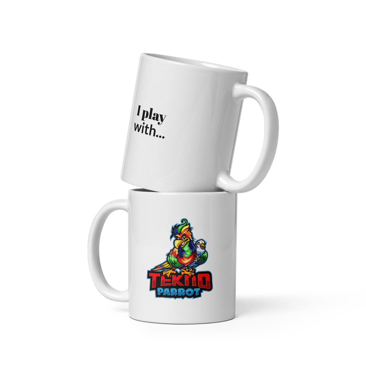 MERCH - I play with Teknoparrot mug